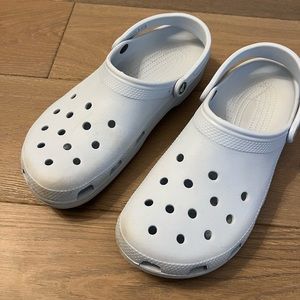 Size 12 Light Powder Blue Crocs